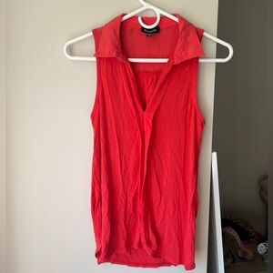 💙BOGO💙 bebe Red Sleeveless Blouse XS❣️